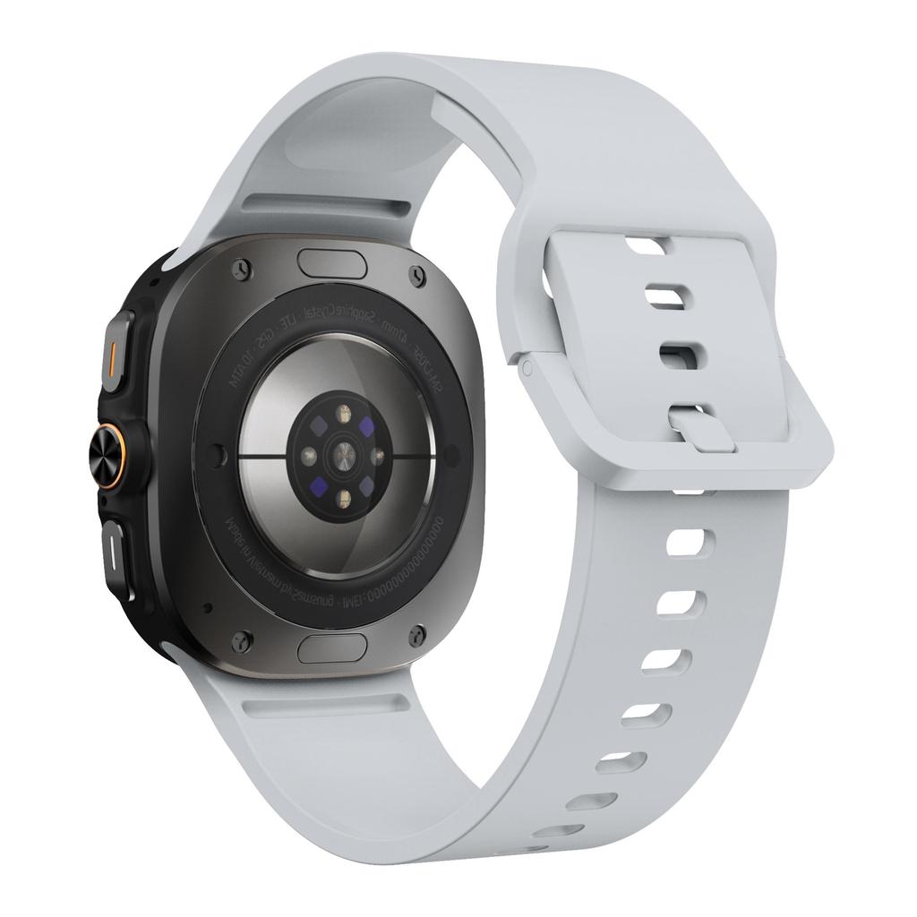 Soft Silicone Band For Samsung Galaxy Watch Ultra Strap 47mm Accessories Sports Bracelet Correa Galaxy Watch 7 Ultra 47mm Belt