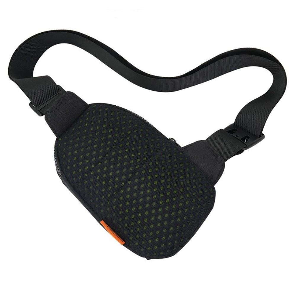 Solid Color Mobile Sports Chest Bag Storage Sports Shoulder Crossbody Bag Mobile Shoulder Bag  Boys