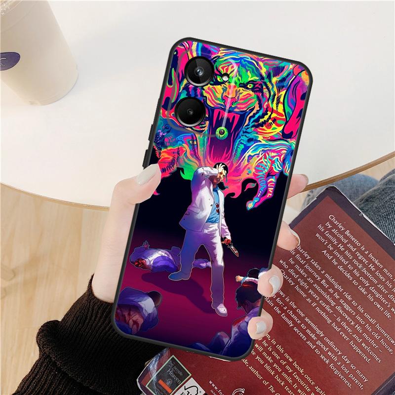 Game Hotline Miami Case For Realme 14 12 10 11 13 Pro Plus GT 6 6T 5 GT7 Pro C61 C55 C51 C21Y C25S C67 C75 C53