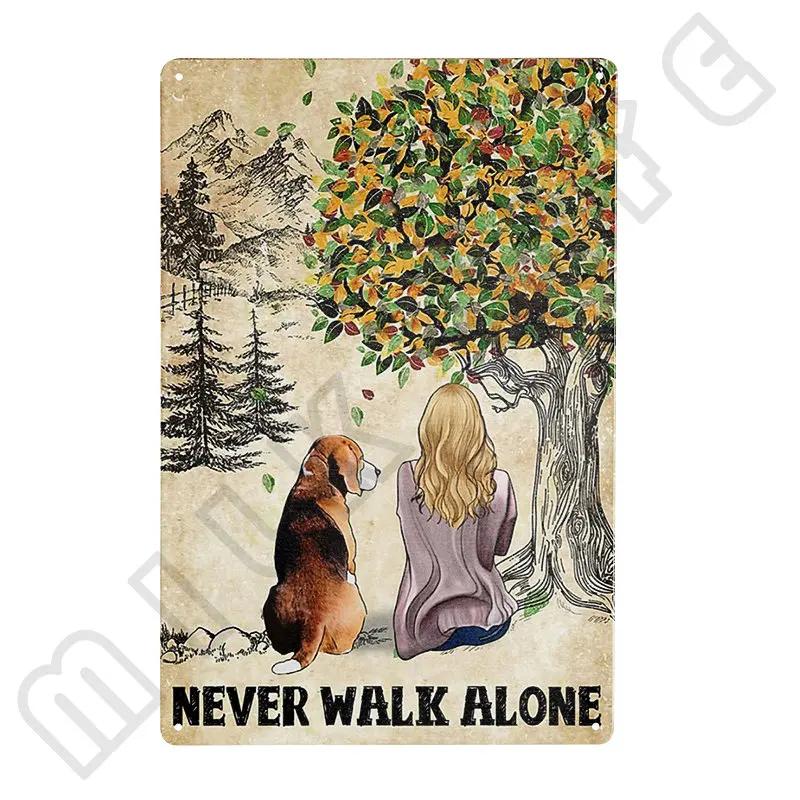 Funny Beagle Dog Metal Tin Sign Plate Retro Art for Bathroom Kitchen Restaurant Dessert Shop Pet Shop Farmhouse Home Room Decor