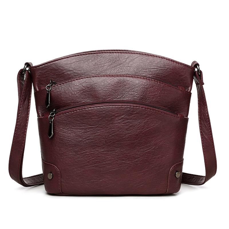 Crossbody Bag Large-capacity Bucket Bag Women's Single-shoulder Bag Middle-aged Mother's Bag