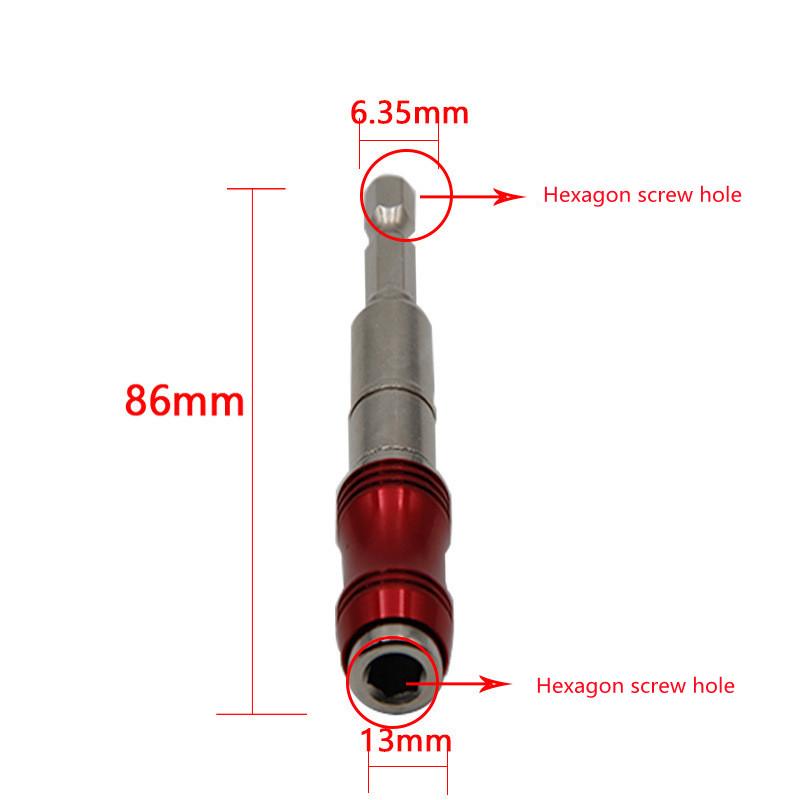 1/4" Magnetic Screw Drill Tip Drill Screw Tool Quick Change Locking Bit Holder Drive Guide Drill Bit Extensions