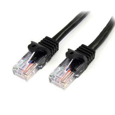 Cabo de rede Cat5e UTP - STARTECH - 2m - RJ45 M/M - Anti-quebra - Preto
