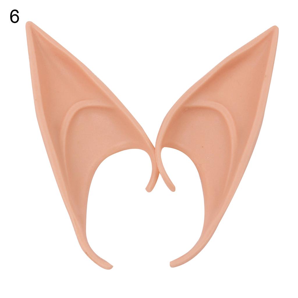 Uszy Elfa Dekoracja Halloweenowa Anime Wróżka Cosplay Akcesoria Sztuczne Anielskie Elfickie Uszy Rekwizyty Kostiumy Zdjęcie Dekoracja Świąteczna