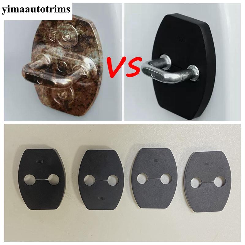 Car Door Lock Protector Cover Trim For Toyota Highlander 2013 - / Sienna 2014 - 2017 / Prado Fj150 2014 - Accessories
