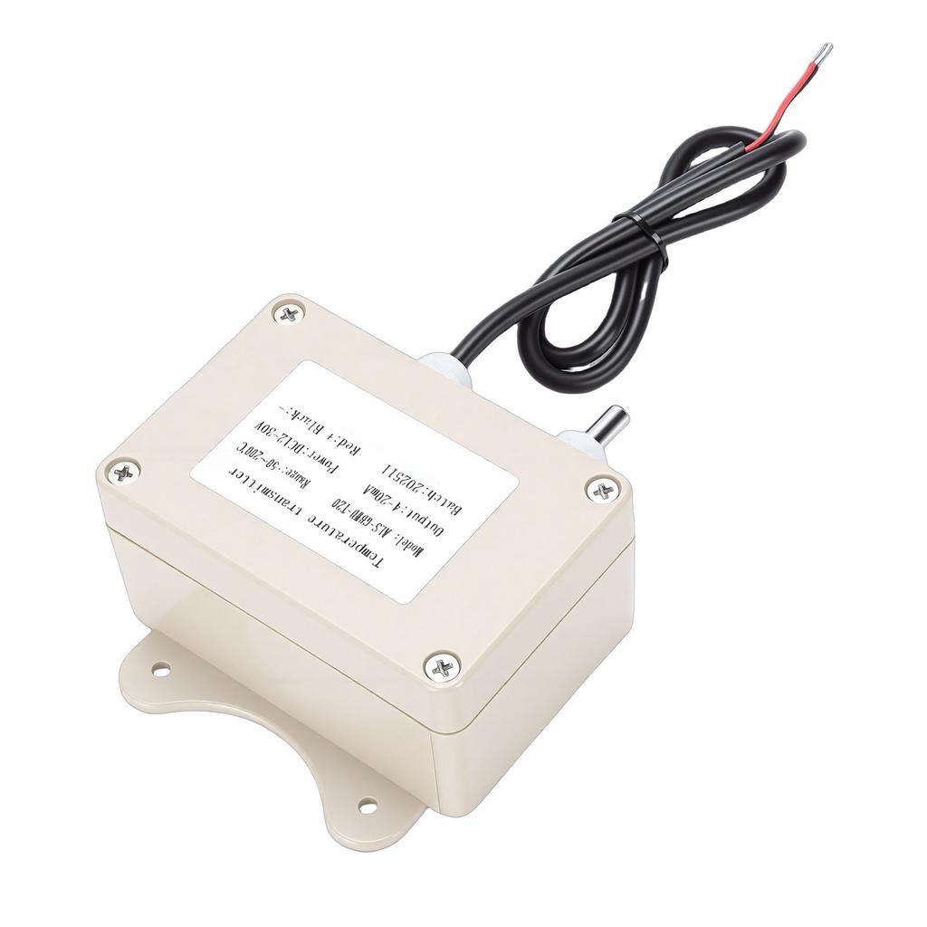 Wall Mount Temperature Sensor 4 20mA Analog Temperature Transmitter for Industrial Agricultural Greenhouse 50 Celsius