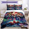 3pcs Duvet Cover Set (1*Duvet Cover + 2*Pillowcase, Without Core), Ghostbusters Print Soft All‑Season Bedding Set, Home Bedroom Decor Gift
