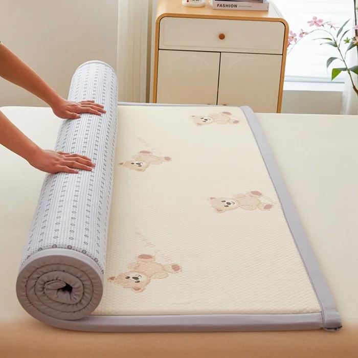 2025 New Class A Ice Doudou Cushion Summer Student Dormitory Soft Mat Summer Cool Mat Machine Washable Cool Floor Mat