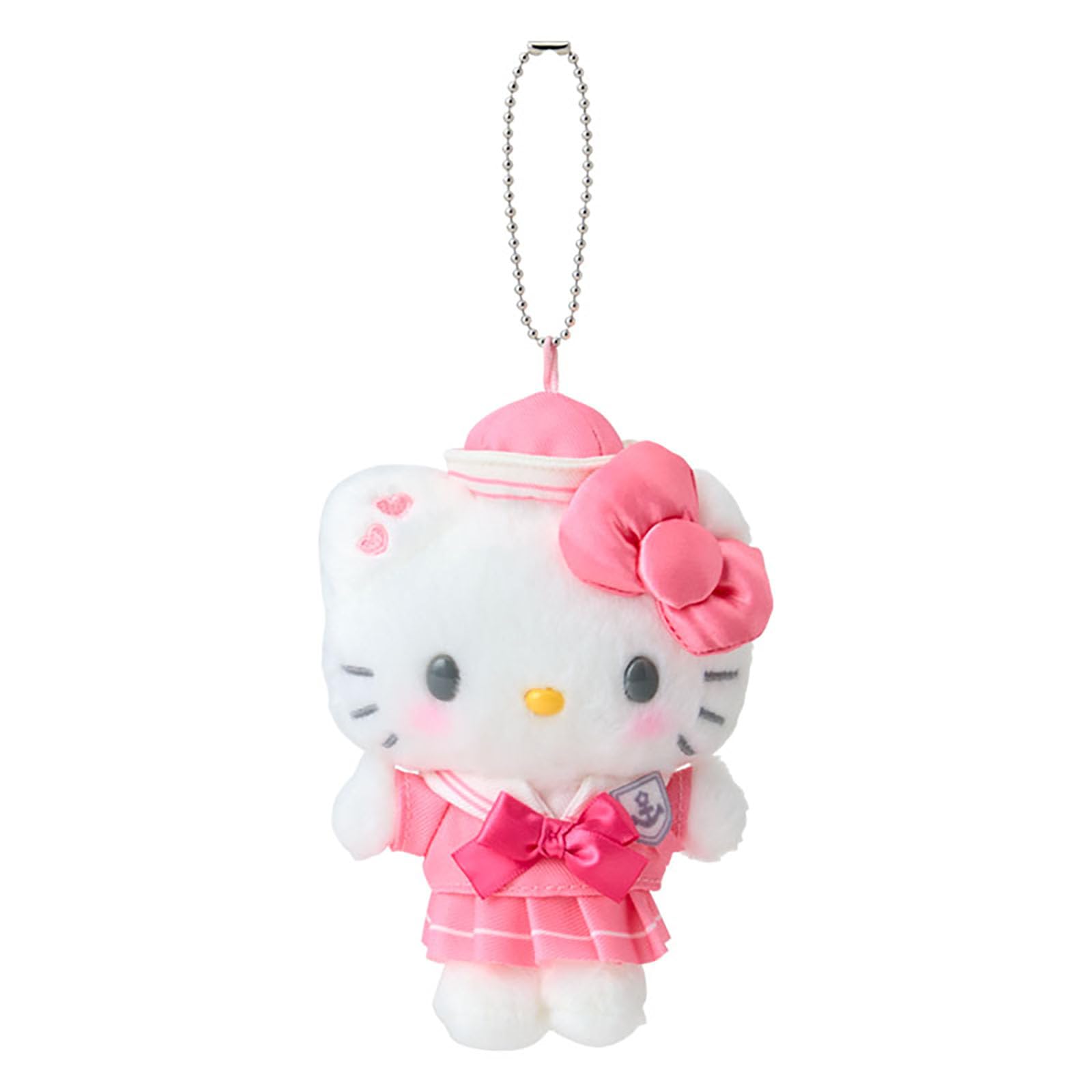 

Sanrio Mascot Holder Hello Polyester and Ages 6 and 061590 (Sailor Color), Kitty, Steel, Up,