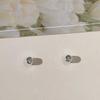 Women's Cubic Round Daily Magnetic Fake Piercing