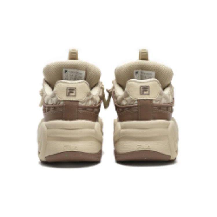 Fila Brook LV Fabric Synthetic Leather TPU Comfortable Sports Low-Top Lifestyle Casual Shoes Women Sneaker Brown F12W341202FBT