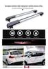 Universal Aluminum Alloy Roof Rack Crossbars for Off-road SUVs