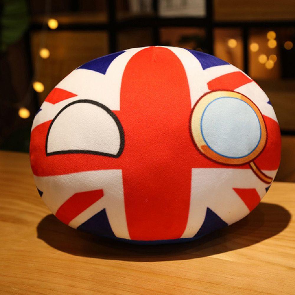 Decorazioni per Borsa Giocattolo Country Ball Portachiavi Peluche Polandball Portachiavi Ciondolo Peluche Country Ball