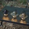 Led Camping Lamp 1Two00Mah Emergency Light Lantern Stepless Dimming Vintage Atmosphere Chandelier Type C Charging For Fishing Hiking