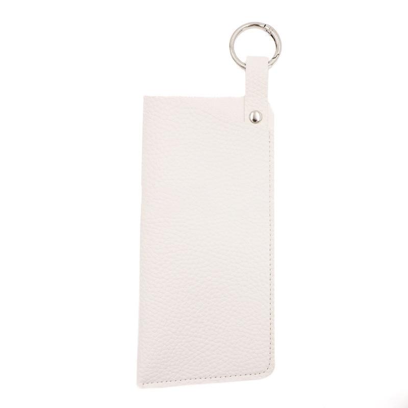 Luxury Women'S Eyeglass Case Leather Soft Holder Pocket Cases Slim Travel Pouch Keychain For Sunglasses Eyeglasses Eyewear