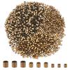 1set 1500pcs 3 Colors Brass Crimp Beads Cadmium Free & Lead Free Tube Antique Bronze 1.5~2.5x1.5~2.5mm Hole: 1~2mm 500pcs/style