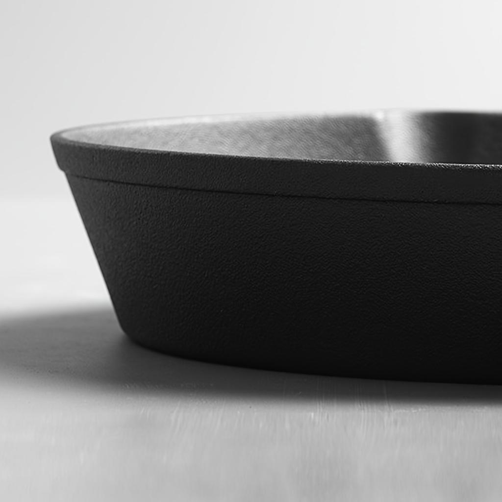 D5 Kitchen Saute Fry Pan, Cast Iron Frying Pan with Heat-Resistant Handle, Pre-Seasoned Pan Cookware for Frying, Saute, Cooking