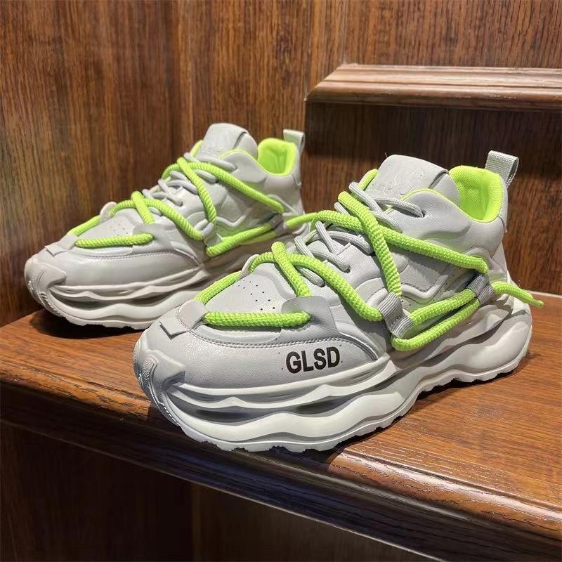 

Новые дизайнерские кроссовки для скейтбординга в стиле хип-хоп, мужская обувь, кроссовки для бега, обувь для увеличения роста, Zapatillas Hombre 43 синий