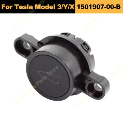 1501907-00-B For Tesla Model 3 2017- For Model Y + For Model X 2015- Trunk Lock Control Switch Button Trunk Lid Lock