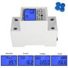 5-80A DDM15SD Digital Electric Meter AC Meter DIN Rail KWh Meter  LCD Digital Display Wattmeter 50Hz Electric Din Rail