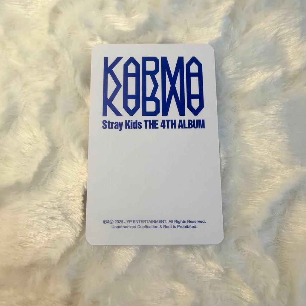 [USED] Stray Kids Felix Karma SKZOO Bonus Trading Card with Box