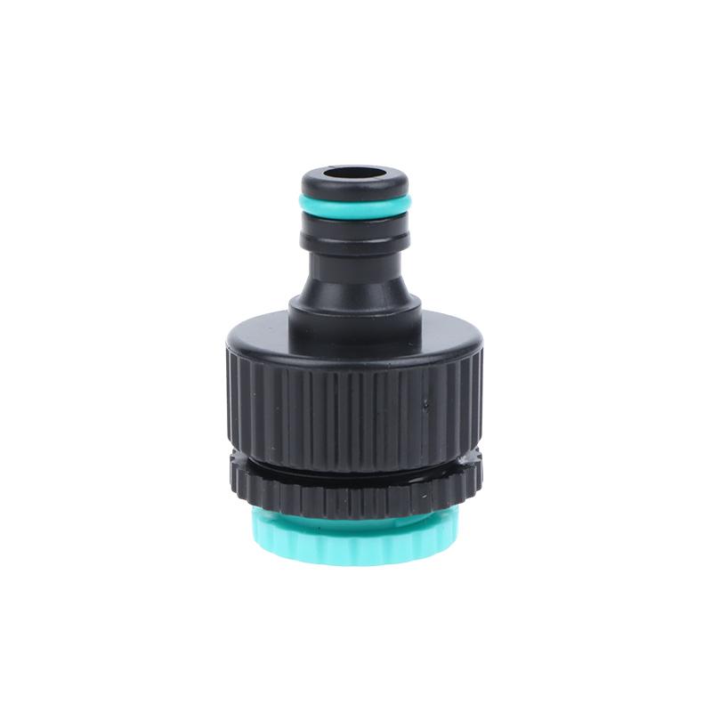 1/2" 3/4" 1 Inch Thread Quick Connector Garden Irrigation Hose Quick Coupling Plastic Watering Pipe Quick Connector Fittings