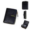 Baellerry Women's Stone Texture Short Wallet with Multi-Card Slots and Zippered Coin Purse