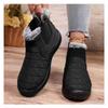 Women's Snow Boots, Winter Cotton Shoes, Cold Resistant and Warm Cotton Boots with Thick Fleece, Versatile Women's Shoes