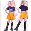 2025 Barn Rumi Zoey Mira 3D-print Cosplay-kostyme Halloween Karneval K-Pop Hunters Jentegruppe Idol Rollespill Utkledning Antrekk