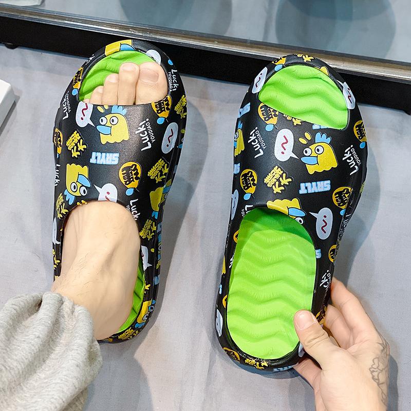 Sandales EVA Ultra -léger Tabouret Chaussures De Plage D'été Pour Hommes Maison Antidérapante, Traînant Loisirs De Plein Air Massage Pantoufles De Sable Pour Femmes