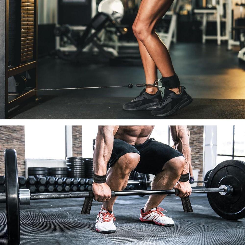 Durable Cable Machine Attachment Set Detachable Lifting Wrist Straps NEW Lat Pulldown Gear  Gym