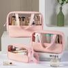 1PCS Unisex PVC Travel Toiletry Bag Large Capacity Translucent Waterproof Makeup Organizer for Women Men