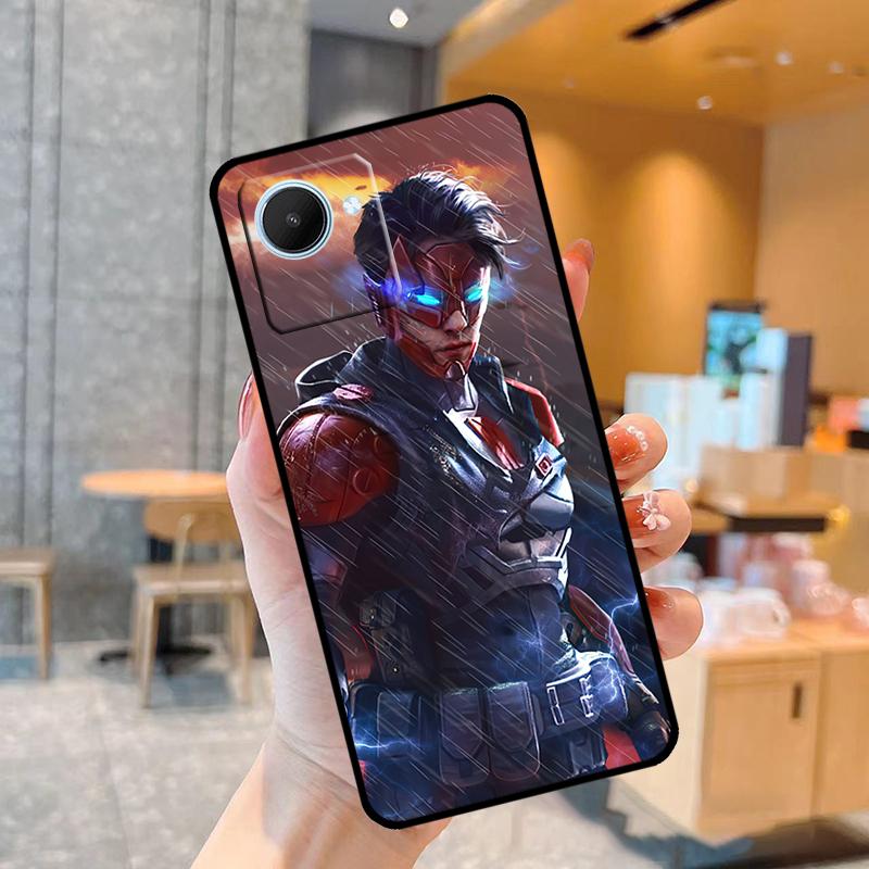 Free Fire Game Case For Realme C55 C33 C31 C35 C30 C11 C15 C25s C21Y GT Neo 5 3T 2T 8 9 10 11 Pro Plus