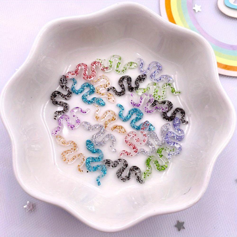 60pcs Assorted Glitter Resin Sequins-Colorful Mini Flat Back Embellishments For DIY Scrapbooking,Wedding Decor,Nail Art.