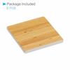 CoCud Dollhouse Flooring, 1.18" Square Miniature Wooden Floorboards - (Use: Dollhouse Decoration) Pack of 9