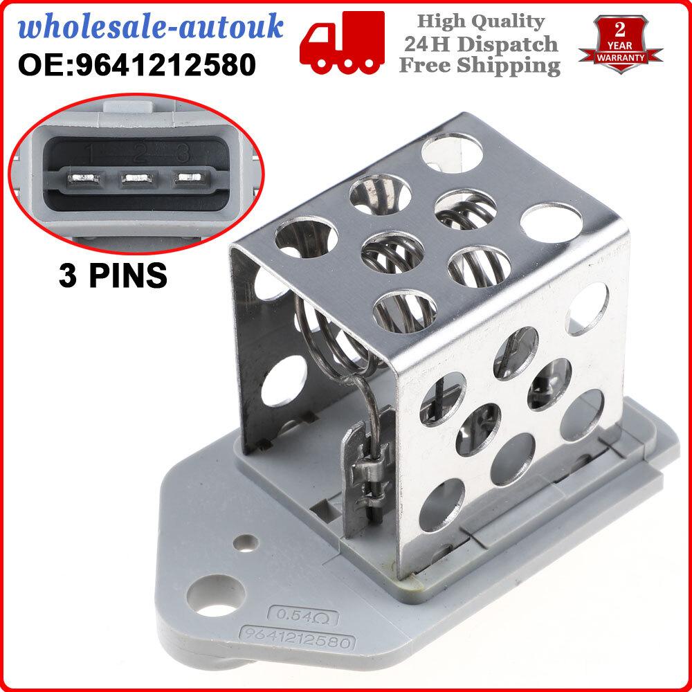 Резистор вентилятора радиатора для Citroen C5/C8/Berlingo/Xsara/Picasso 1267A9 9641212580