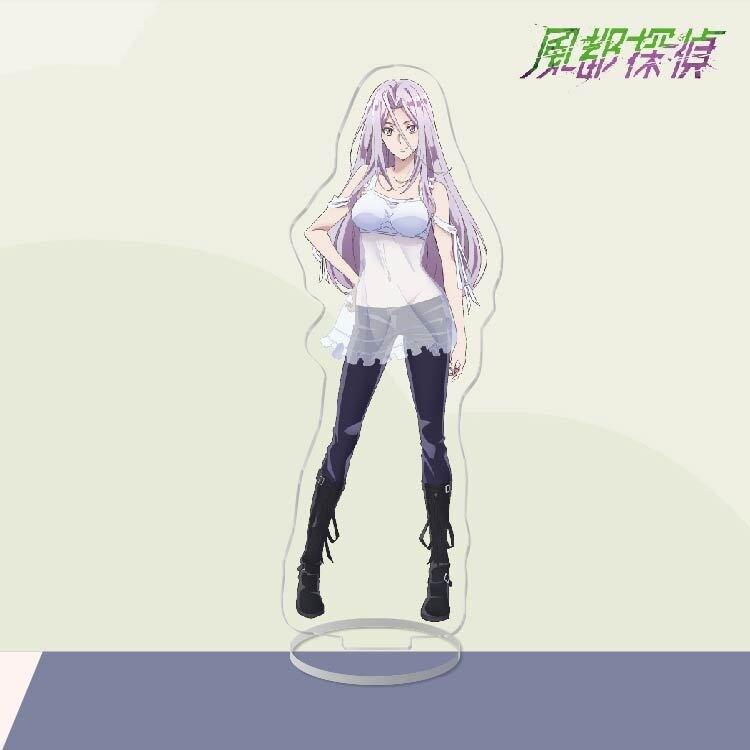 Anime akrila statīvs darbības figūras rotaļlieta Futo detektīvs PVC lāzera darbvirsma Hidari Shotaro statīvs modelis rotaļlietas dāvana