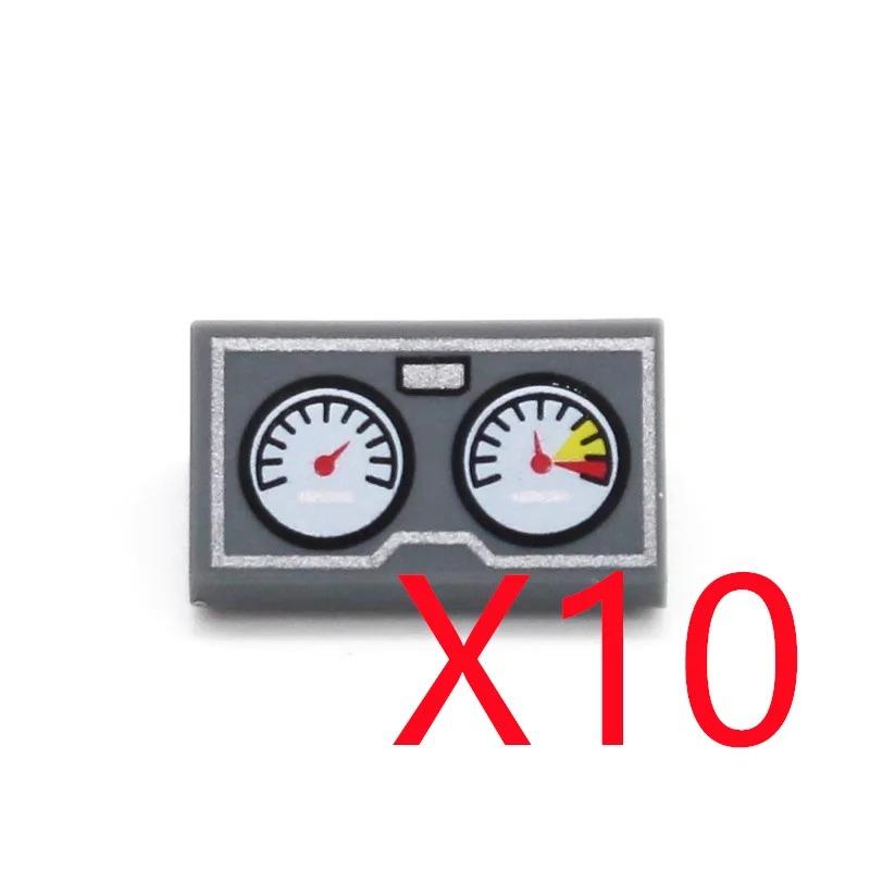 

MOC Місто Будівельні Блоки Аксесуари для Персонажів Міні Цегла Аудіо Комп ютер Цегла Центр Управління Радар Клавіатура Шаблон Іграшка K037