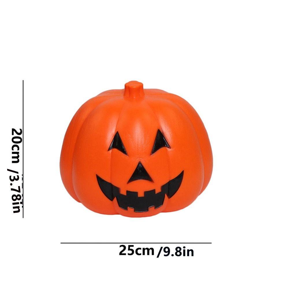 LED Light Halloween Jack-O-Lantern Luminous Pumpkin Lamp Portable Pumpkin Lantern Party Supplies