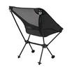 MOON LENCE Outdoor Camping Chair with Anti-Sinking Feet Caps, Foldable, Ultra-Lightweight, Compact, Aluminum Alloy, Perfect for Hiking, Includes Stora