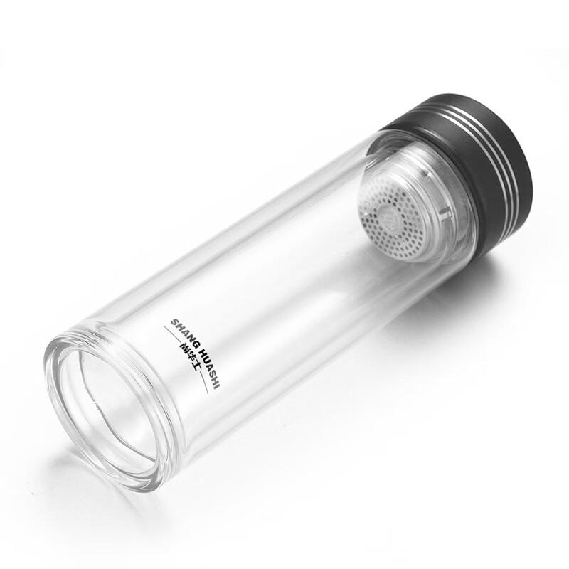 SHANG HUASHI Elegant Double-Layer Borosilicate Glass Cup