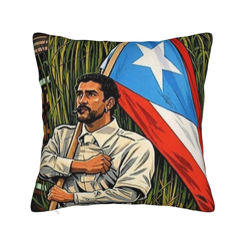 Debí Tirar Más Fotos DTmF Square Pillow Cases Bad Bunny Album Cushion Cover Awesome Decor Throw Pillow Case Cover for Home 18"