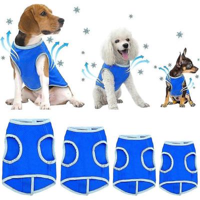 Gilet Raffreddante per Cani, Giacca Rinfrescante Leggera, Gilet Traspirante a Raffreddamento Istantaneo per Cani, per Passeggiate, Caccia, Allenamento, Sport, Esterno - PP