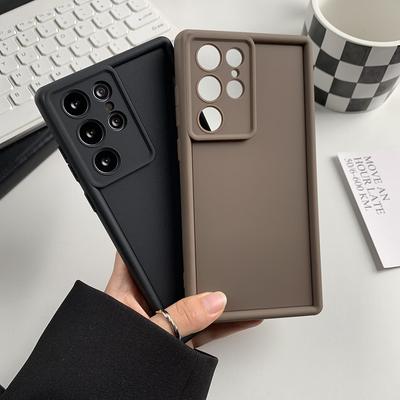 Liquid Silicon Case For Samsung A55 5G Funda S24 Ultra A54 A53 A52s A52 A35 A34 A33 A32 A15 A14 A13 A12 S23 S22 S20 S21 FE Cover