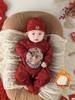Baby Boy Chinese Style Festive Romper - Spring/Autumn Full Moon Outfit #5663