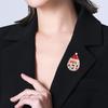 Fashion Luxury Floral Wreath Christmas Series Brooches Women Shirt Coat Accessories Gifts