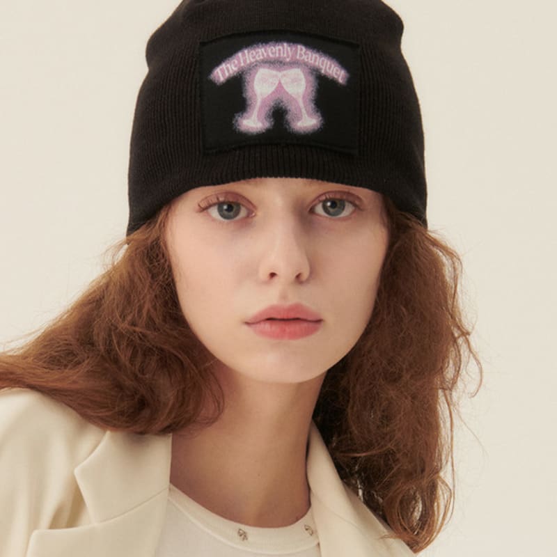 

GOCORI WATER BECAME WINE BEANIE - BLACK Beanie single type