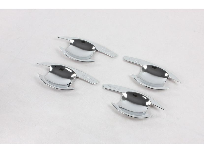 2015 L200/Triton ABS Гальванизированный Набор дверных чаш - 4 штуки Декоративная накладка