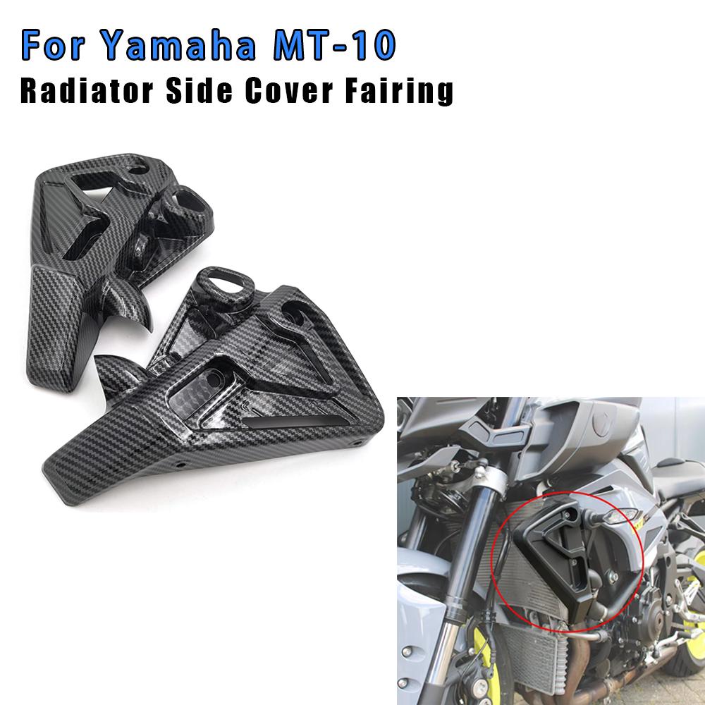 Für Yamaha MT-10 MT10 FZ-10 FZ10 2016-2021 Motorrad Kühler Seitenabdeckung Verkleidung Wassertank Schutzpanel Motorrad Zubehör