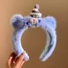 Fluffy Cute Hairbands Soft Animal Hair Hoops Kawaii Headpieces Plush Headbands  Daily Wear